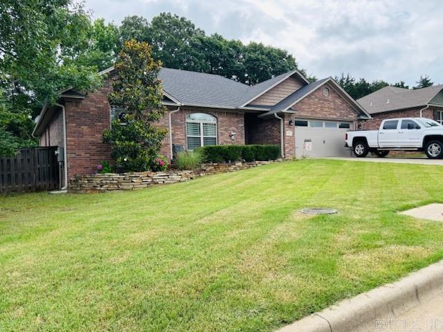 Stunning all-brick home in the highly sought-after Shiloh Manor neighborhood, surrounded by professional landscaping and loaded with upgrades! A charming flagstone front walkway leads to a cabana, raised garden beds, 4x8 shed, and a spacious flagstone patio—perfect for entertaining. The front and back landscaped areas, as well as the raised garden, feature an irrigation system on an automatic timer for easy maintenance. Inside, enjoy granite countertops in the kitchen and baths, a walk-in pantry, hardwood floors in the kitchen/dining, and tile in wet areas. The luxurious primary suite boasts a trey ceiling, jetted tub, walk-in shower, and two walk-in closets. All bedrooms have walk-in closets! Additional highlights include a programmable thermostat, garage door opener, and slab foundation. Move-in ready—don’t miss this one!