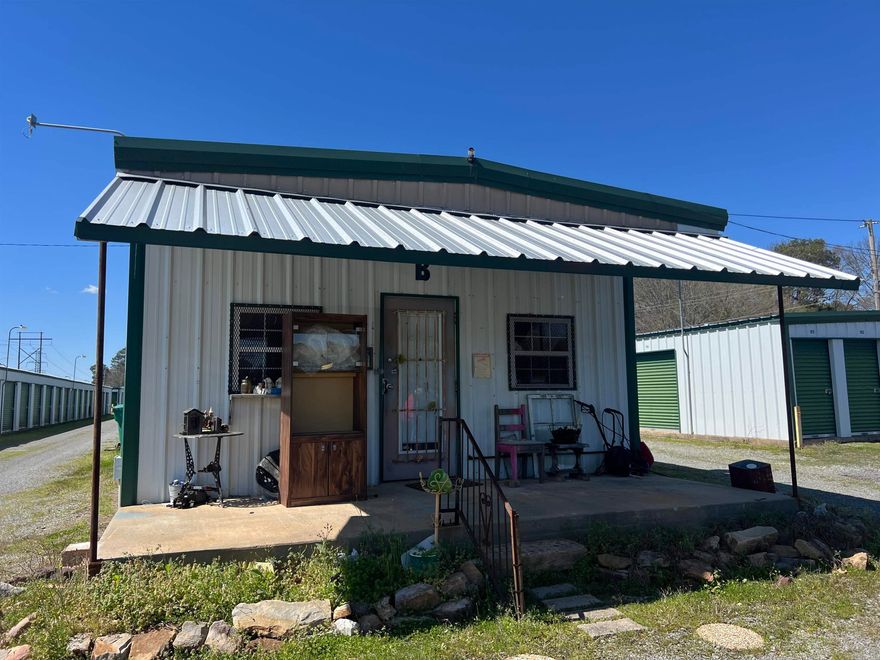 Great investment opportunity with these mini storages.  There are 44 5x10, 47 10x10 and 142 10x30.  The main office is complete with an apartment and this also comes with a 30x100 open air storage shed and a large warehouse.  The mini storages have had a new roof installed in 2018.