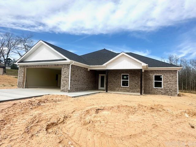 Welcome to this charming new construction sitting on 1.28 acres located in Winchester Estates. This 4-bedroom, 2-bathroom home backs up to serene woods where you can sit on your back porch drinking your morning coffee and watch the wildlife roam around. Home features an open/split floor plan that is designed for comfort and functionality. Luxury vinyl flooring throughout, ss appliance, and large island in the kitchen perfect for entertaining. The primary suite features a his-and-hers walk-in closets, and a soaking tub. Located perfectly between Little Rock and Bryant! Bauxite School District!! SELLER IS OFFERING $5000 IN CONCESSIONS WITH AN ACCEPTABLE OFFER!!