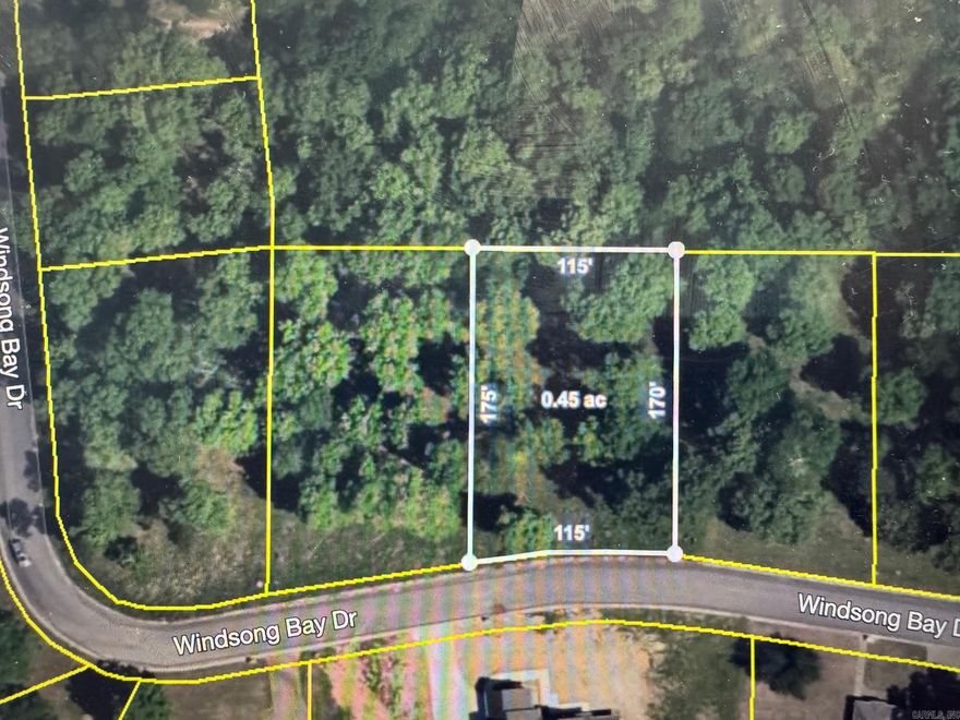 GREAT BUILDABLE LOT IN WINDSONG BAY. COULD BE PURCHASED ALONGSIDE LOT 42 OR 44 FOR MORE SPACE! UNDERGROUND UTILITIES IN THE NEIGHBORHOOD.