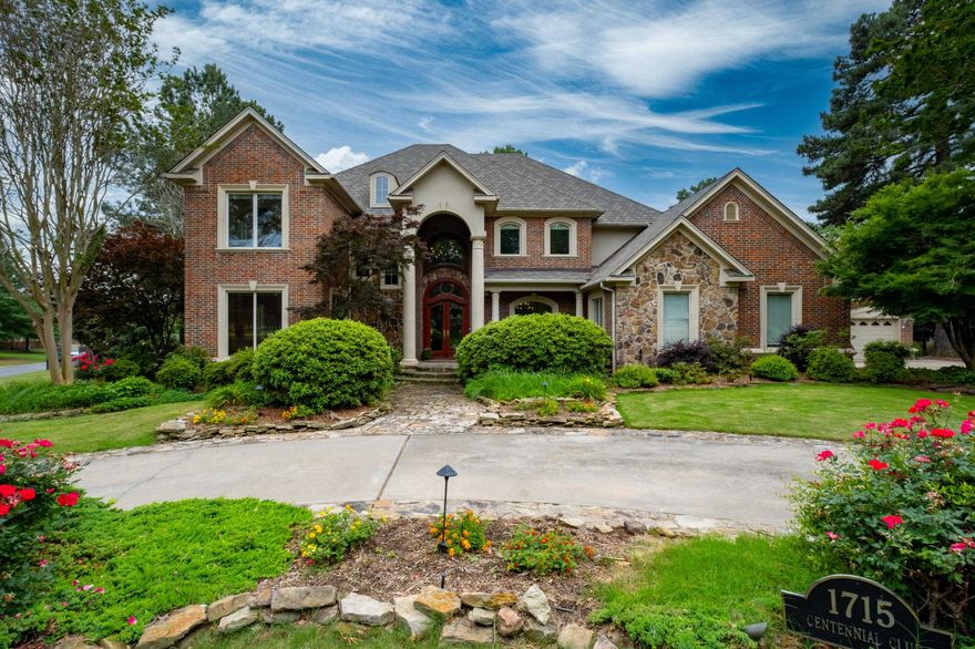 This luxury home w in-ground pool sits on a corner lot alongside the Centennial Valley golf course and across the street to clubhouse and club pool. As you enter through the grand foyer of the home, you will be greeted by a large formal dining area, then to a huge open living area and kitchen. The kitchen boasts granite countertops, double ovens, double microwaves, built-in air fryer, warming drawer, Viking range, wet bar and a separate dining area. Home has a generous size game and theatre room w a second wet bar. Main level hosts a study/office space w built ins. There are 2 primary bedrooms w ensuite bath both w large whirlpool tubs. The main primary bedroom upstairs is equipped w a large tub, walk-in shower, whirlpool footbath, plus a gym and a sauna. You will enjoy all the views from anywhere inside or from the spacious outdoor living/entertaining area. In addition to the unique craftsmanship and detailed finishes, the home has so many extras - a mudroom, 2 laundry rooms, 3 dishwashers, an extra room (currently being used as a massage room), 4 car garage, a workshop area, and has an elevator.
