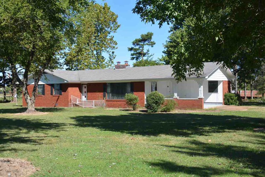 Custom built home originally constructed for the current owners parents, who ran a local saw mill in the Concord area, most of the lumber used for the home was hand picked and cut at the saw mill, although the home needs updating on the inside, the rooms are large, acreage has approx. 850' of Hwy Frontage, fenced, with barns, and 2 ponds, owner says one is spring feed,land consists of about 45 acres of the 73 acres in pasture. Owner would consider subdividing acreage or selling home and approx 5 acres
