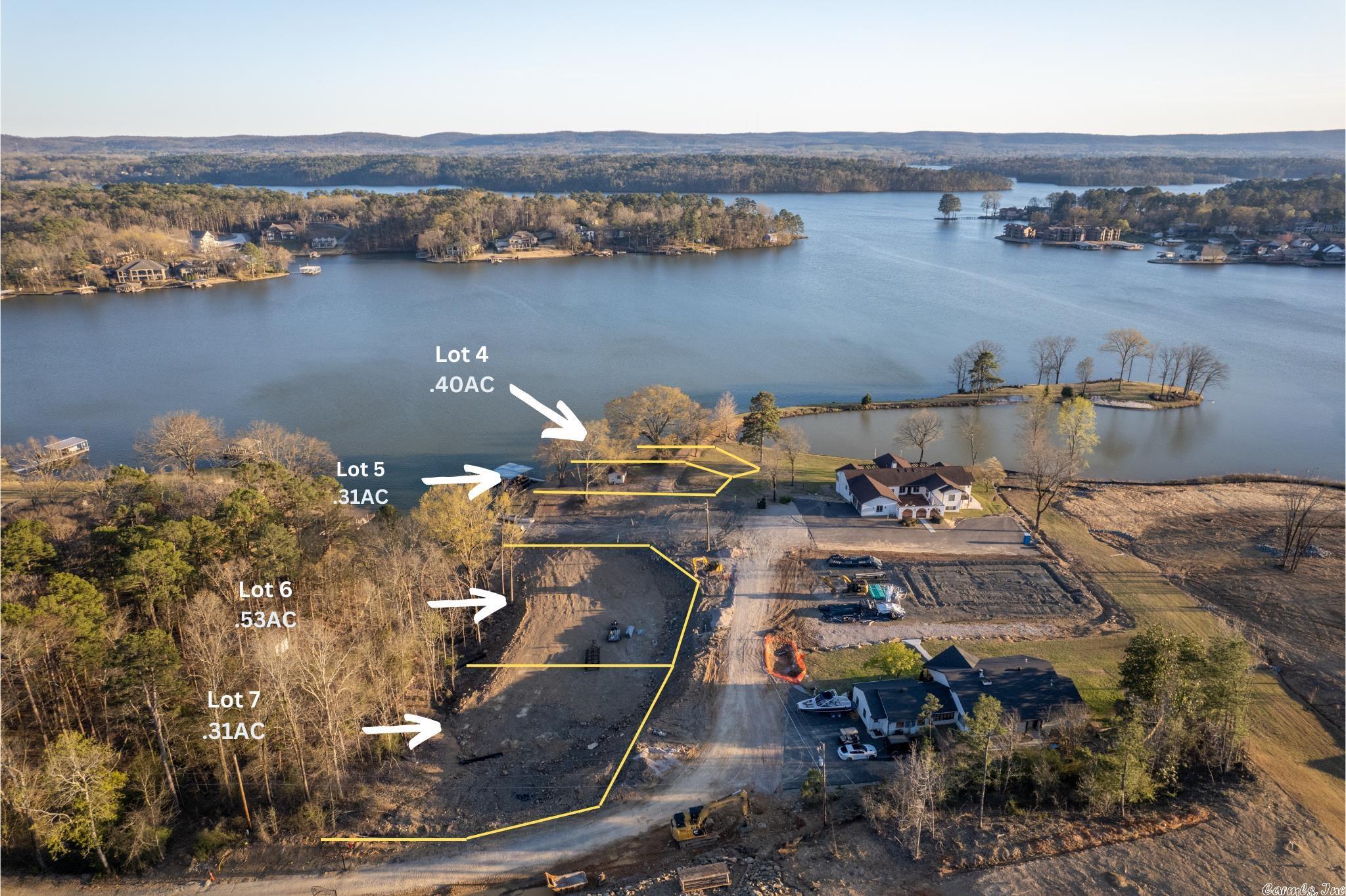 Lot 5 Vista Point Subdivision...100' / .31Acres +/- on Lake Hamilton!...New waterfront subdivision...Area of multi-million dollar homes...Amazing views overlooking Lake Hamilton...Build your dream home today...See agent remarks.