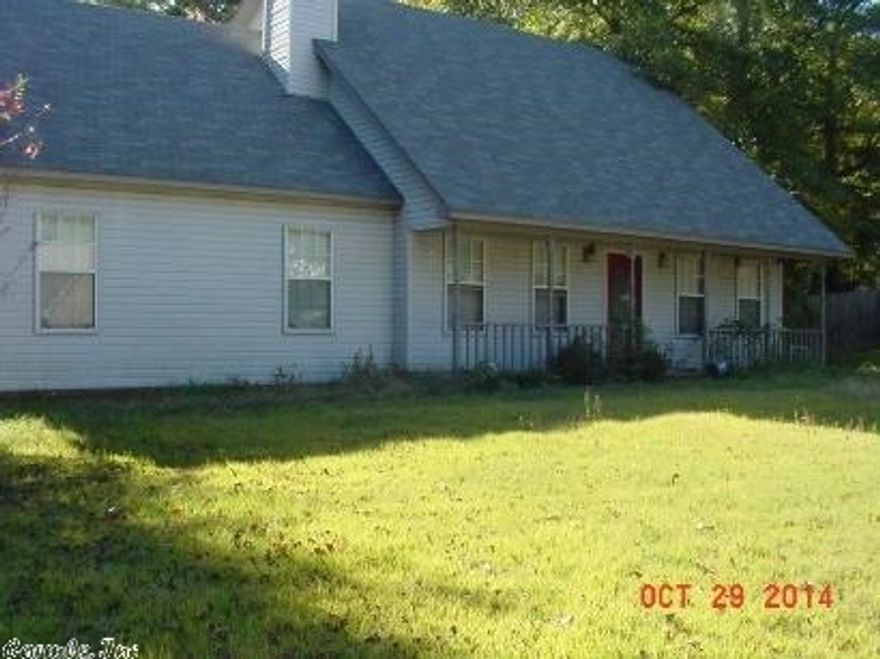 Great Bryant location, beautiful home.  Selling as-is, no seller disclosure,  Buyer's Bank qualify or proof of funds letter is required with offer.  Master Bedroom on main level, Large family rm with fireplace. Privacy fenced  back yard, 2 car garage with extra storage area.