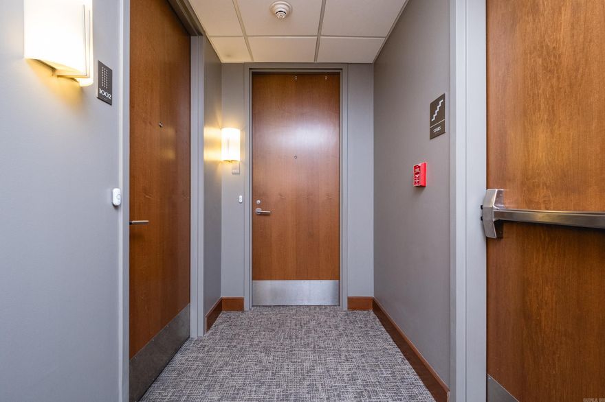 Completely remodeled in 2019. Beautiful Northeast facing Condo, updated with chef's kitchen. All new luxury vinyl plank flooring, all window coverings/drapes and light fixtures remain. High End appliances. River Views looking northeast toward Clinton Library and spectacular views of the Arkansas River and the River Market District.  River Market Tower offers amazing amenities such as a in ground swimming pool, an updated fitness center, tennis, pickleball, and basketball courts, a rooftop deck, a party room and a concierge service. You will be close to downtown Little Rock's businesses, restaurants, shops, the River Market entertainment district, and much more.