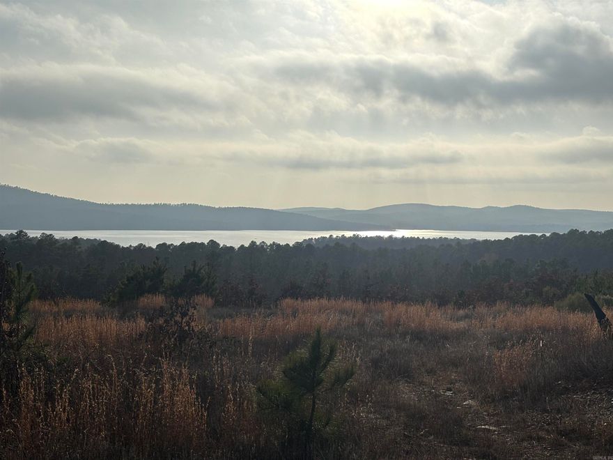 This lot has an incredible view overlooking Lake Maumelle, The Alotian Golf Club, and the Western Mountain Range! This lot is almost 200 feet wide offering ample privacy on either side. To have this view with a flat backyard and space to build your dream house on is incredibly rare! The gated Waterview Estates offers amenities such as pickleball courts, tennis court, basketball courts, and a soccer and football field. You will also discover miles of nature walking trails and enjoy a community bonfire area at your leisure!