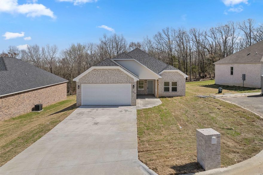 Welcome Home! This 2026 New Construction home that is ready for you!  The home is a 4-Bed, 2-Bath Split Floorplan w/an Open Concept. The Living Room and Kitchen are centrally located in the home. The home also boasts a fantastic pantry & laundry too! Checkout the Master Bed & bath on this floorplan! The home is an ideal location only 2-3 min from I57/67/167 and the new Pre K complex for Cabot Schools. Once the new road connects this property will also be a short trip to Gametime at the Grounds too!  Presently, the property is a short 8-10 min drive to Greystones Golf Course as well! Builder is offering a Limited Time BIG Buyers Concession with Full Price Offer. Let's discuss and see what we can make happen! See Agent Remarks.