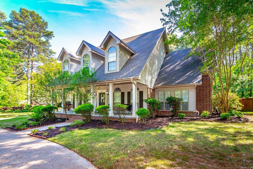 Welcome to your dream home—a stunning Southern-style retreat nestled on a peaceful 1.7-acre lot in a quiet, low-traffic subdivision. With 5 spacious bedrooms, 3.5 bathrooms, dedicated office, & large bonus room, this home offers the perfect blend of space, privacy, & functionality. Step inside to discover a beautifully updated kitchen featuring modern finishes, perfect for entertaining or cozy family dinners. The primary suite has also been recently renovated offering a luxurious & serene escape at the end of the day. Upstairs, you'll find a generous bonus area, additional bedroom & full bath—ideal for guests, teen suite, or multi-generational living. There's even walkin attic storage, providing tons of room to stay organized. Outdoor living shines w/an inviting in-ground pool, a cozy fire pit seating area, & plenty of yard space to roam or garden. The front circle drive adds to the classic Southern curb appeal while offering extra parking for guests. With both front and back staircases & direct access to the garage, this home was designed for convenience and flexibility. Whether you're working from home, entertaining, or just looking for your own personal retreat. This home is it!