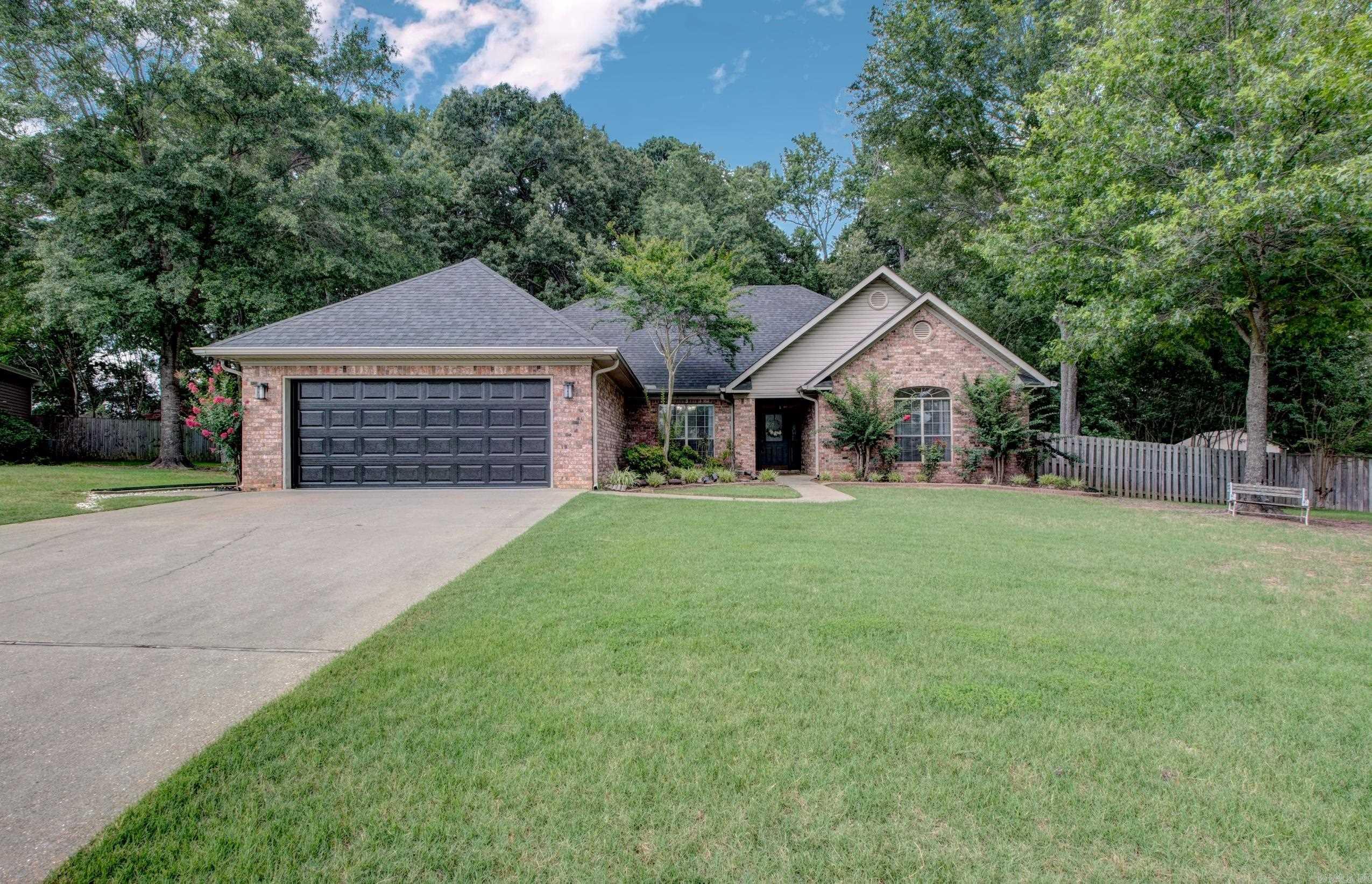 Lovely Home in the Lexington Park Addition of Bryant! 4 bedrooms (3 have walk-in closets, 4th has double closets). 2 1/2 baths. Huge back yard, fully fenced - deck canopy stays. Detached storage building. Convenient location with easy access to I-30. Additional updates include new HVAC in 2024, new kitchen appliances, roof less than 5 years old, new garage door with smart opener, new lighting fixtures, new flooring in all bedrooms. Come see!