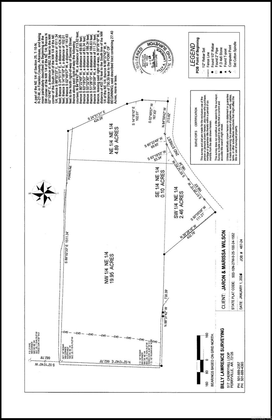 Beautiful 27-acre property offering privacy and convenience all in one. Mostly wooded and secluded, yet located within city limits and less than one mile from downtown and Interstate 40.  This property features a scenic creek and stunning natural bluffs, with a gorgeous sunset view from the top overlooking the city below. A perfect spot to build your dream home or enjoy a peaceful getaway.  1457 North Second Street, Ozark AR 72949  Ozark Water at the street  OG&E at the street  Dobson Fiber at the street  (NO SEWER AVAILABLE) Will need Septic  Arkansas Valley Electric at the TOP  WAVE RURAL CONNECT at the TOP  Black Hills Gas available at the TOP  SURVEY AVAILABLE (DONE JANUARY 2024) LOCATED WITHIN CITY LIMITS NO OWNER FINANCING/NO LEASING/NO HUNTING OR FISHING AGENT OWNED AND LISTED