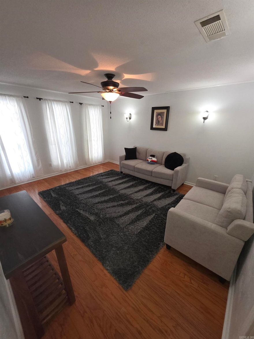 Charming 3BD/2BA partially furnished home in Jacksonville. Plenty of living space throughout with a decorative fireplace in living area. Vinyl flooring throughout. All appliances included. Wired for a security system that can be activated as the tenant's expense. Showings are by appointment only with the current tenant. This property is managed by Hoffman Team so beware of scammers - we will never ask you to Cashapp us money. The lease for this property is for 18 months to 2 years with a 3% increase after the first year. Income must be 3x the amount of rent. Deposit, first month’s rent, and the $50 administration fee due before move in. This property does not accept section 8.