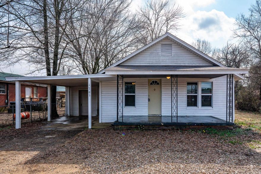 Come see 1705 Meadowlake! This home is minutes from downtown and close to Hendricks College. This 2bed/1bath home has new cabinets, countertops, flooring and plumbing. Roof was replaced in 2021 and HVAC replaced in 2020. Come see this home today!