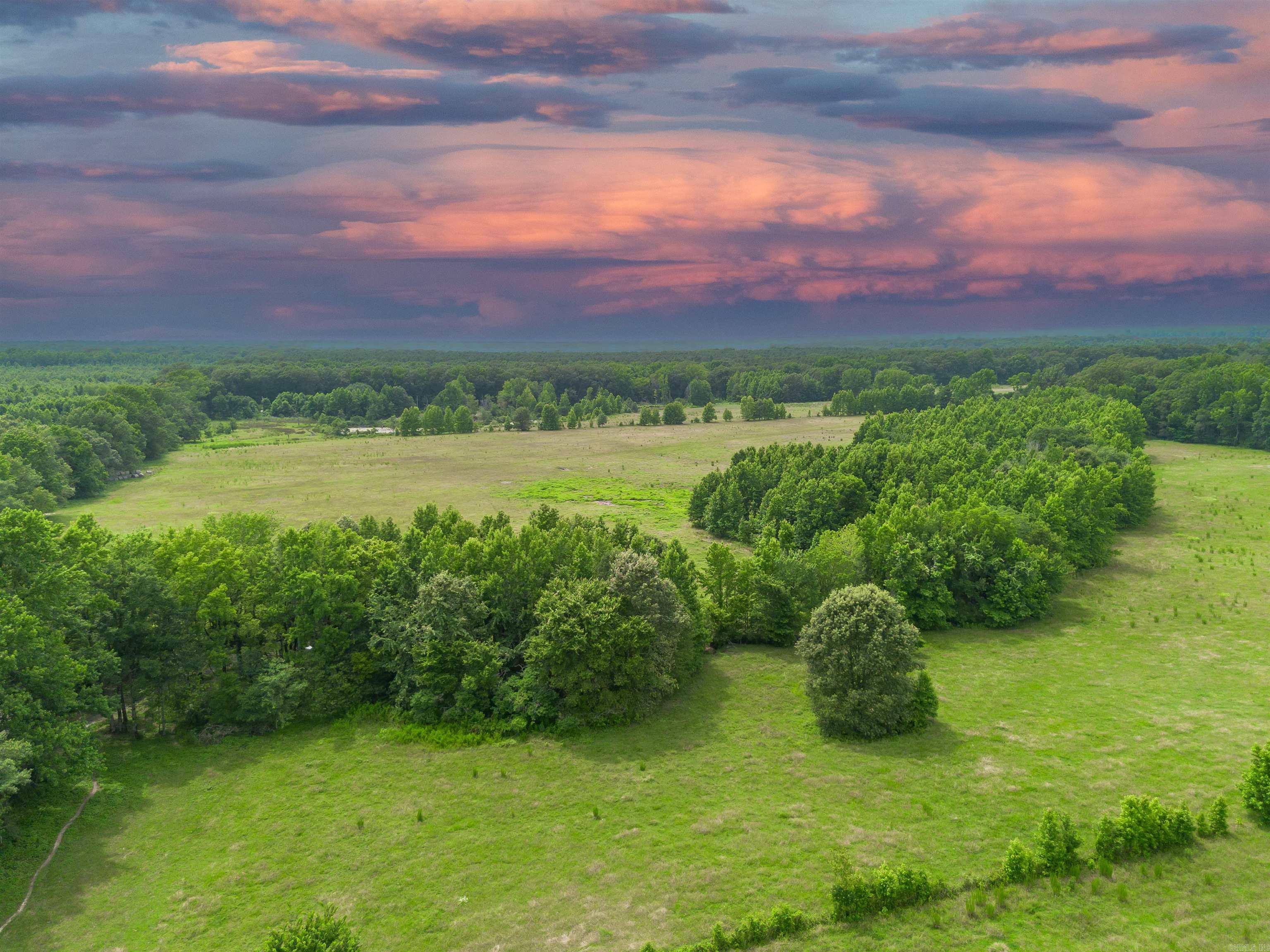 Rare opportunity to purchase 80 acres of pastureland in Carlisle, Arkansas, where land rarely comes on the market. Located in a highly productive farmland region, this level property was most recently used for cattle and is well suited for livestock, farming, or recreational use. The acreage is mostly cleared with tree lines along the perimeter, multiple ponds, and natural streams. It is fully fenced and offers strong potential for continued agricultural use or hunting. This area is known for outstanding duck and deer hunting, with abundant wildlife and natural cover. Utilities—including electric, well water, and septic—are present on-site, though they have not been used in recent years and are being sold as-is. An older mobile home also conveys at no value. Conveniently located with quick access to I-40, this is a rare chance to secure a large tract in an area where properties like this are rarely available.