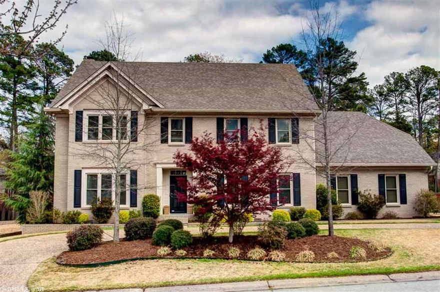 GORGEOUS HOME IN A PERFECT LOCATION! Updates throughout to include the kitchen w/ top of the line appliances & slab granite counter-tops. The Master Bath is amazing! The latest designer colors throughout, stunning light fixtures, large bedrooms, game-room has mini fridge, microwave & sink. Beautiful wood floors throughout the main floor, w/ tile in the very spacious laundry room, 3 car side-entry garage, fully fenced backyard, circle drive in front, sprinkler system, more! BEDROOM DRAPES DO NOT CONVEY.