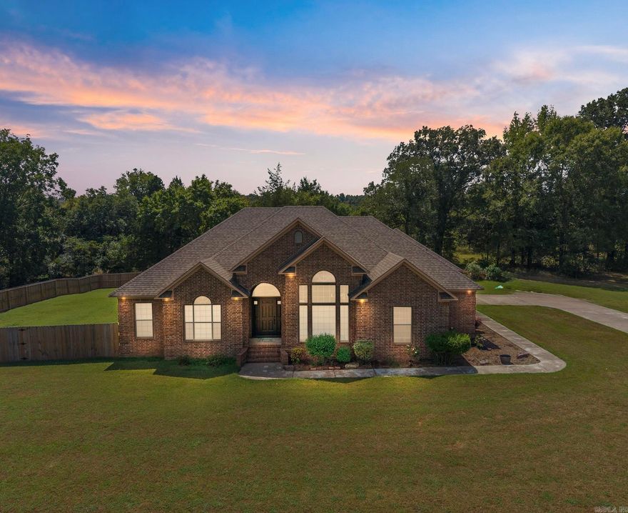 Luxury Living in a Prime Location!! Discover this stunning home on a spacious lot in one of Greenbrier’s most sought-after areas! Perfectly positioned in under two minutes to Springhill Elementary and a short drive to Conway. This property offers the ideal balance of privacy and convenience. Step inside to beautiful open floor plan, and elegant finishes that create a warm yet  upscale feel. The chef’s kitchen is perfect for gatherings with plenty of counter space, custom cabinetry, and a layout that flows effortlessly into the living and dining areas. There is also a seperate dining room that can be used as dining or a great office space! The primary suite is a true retreat with a spa-like bath and walk-in closet. Roof replaced in 2023!  Outside, enjoy a large, beautifully maintained yard that provides room to relax, entertain, or play. This is a rare find so close to town! With its combination of space, style, and unbeatable location, this home offers a lifestyle you’ll love for years to come.  Don’t miss your chance to call 9 Pearson Ridge home!