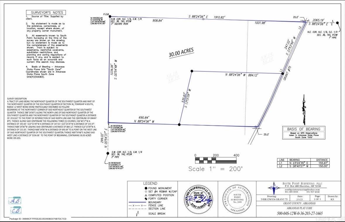 Not in Subdivision - Land