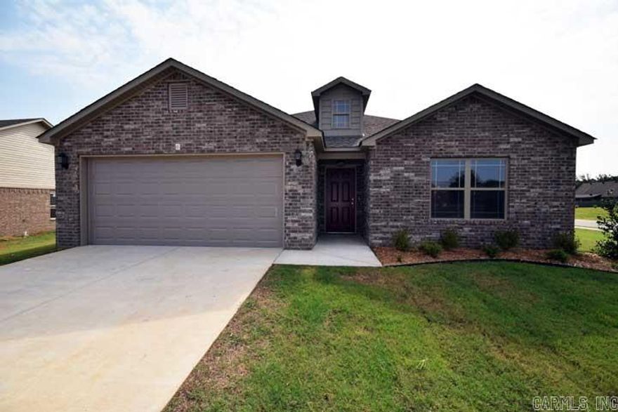 Beautiful new construction all brick home located in the Southern Comfort Subdivision, corner lot, 3 bedrooms, hardwood flooring, stained cabinets, pantry, pan ceiling in master bedroom, double vanity, stainless steel appliances, crown molding, patio, floored attic, two car garage, and this home qualifies for an RD Home Loan with 100% financing and the seller can help with buyers closing costs.  Call today for more details. *** AGENTS SEE REMARKS ***