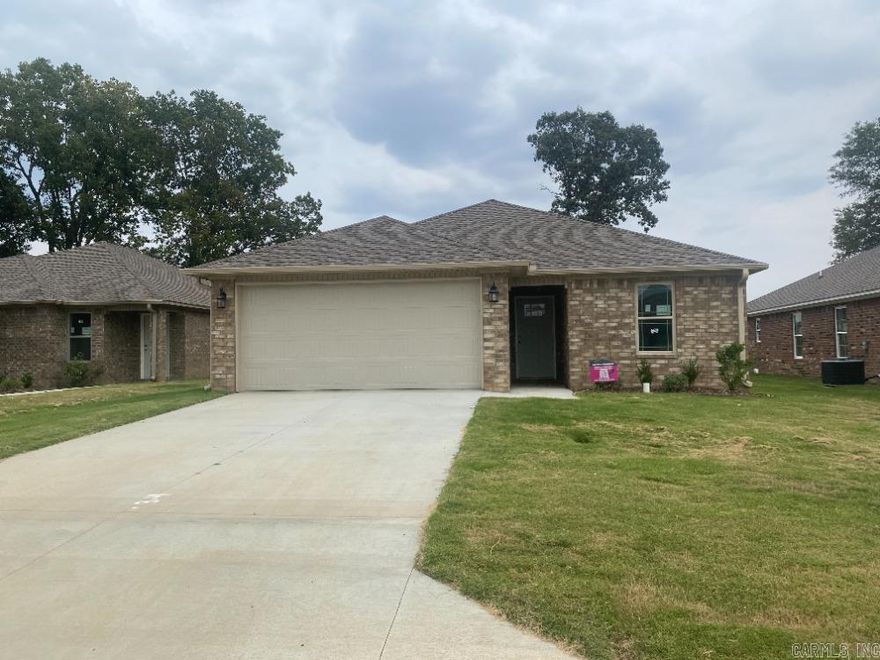 This new construction is a true gem, offering 1510 square feet of spacious and thoughtfully designed living space.  Featuring 3 bedrooms and 2 bathrooms, this home is perfect for families of all sizes. Step through the front door, and immediately be greeted by an inviting open concept layout that seamlessly connects the main living areas.   The kitchen and bathrooms have granite countertops.   The master bedroom boasts an en-suite bathroom, ensuring convenience and privacy. Picture yourself unwinding on warm evenings or hosting delightful get-togethers on the covered porch, extending your living space to the outdoors. With energy efficient CWL utilities, this home offers the advantage of reduced utility costs, saving you money in the long run. Located in the Brookland school district.  Schedule a showing today and take the first step towards your dream home!