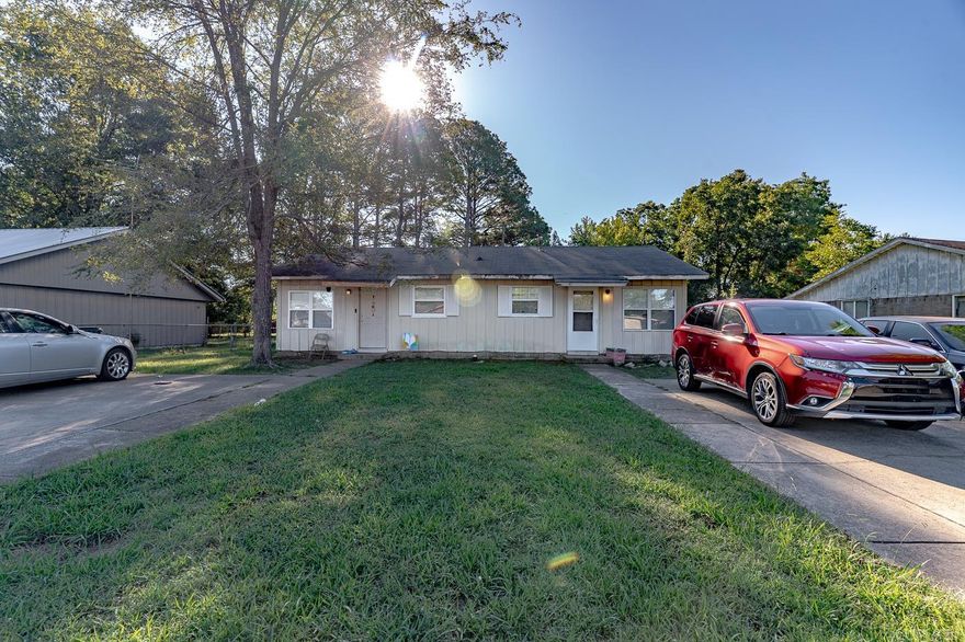 Investor Special – Duplex Investment Opportunity! Welcome to 1718 & 1720 National Rd in Jonesboro, a well-maintained duplex offering a total of 1,571 sq ft of living space. One unit features 3 bedrooms and 1 bath, while the other offers 2 bedrooms and 1 bath—ideal for a variety of tenant setups. Both units include updated paint, flooring, and trim throughout, creating a fresh, move-in-ready appearance. The property sits on a slab foundation and includes a newer water heater (approximately 3 years old) in one unit. With separate entrances and utilities, this duplex provides stable long-term rental potential and low-maintenance operation for any investor’s portfolio. Located in a strong rental area near schools, shopping, and major highways, this property combines convenience and dependable performance. This property is part of a large investment portfolio between West Memphis and Jonesboro, AR. The seller prefers to sell the portfolio in full but may consider smaller packages after a few weeks if no full-package offers are received Contact agent for rent rolls, lease details, and full package information.