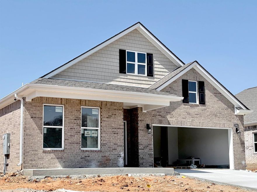 Can close late April! The Dover Floor Plan is a great plan with lots of light. This home is designed to optimize living space with an open concept feel. The kitchen overlooks the dining and great room, while having views to the covered patio outside. Ample windows allow lighting into the living area. The well-appointed kitchen features an island with bar seating, plentiful cabinet with beautiful granite countertops and stainless-steel appliances, making entertaining a breeze. Bedroom One, located at the back of the house for privacy, has an ensuite bathroom with double vanity and a large walk-in closet providing substantial space for storage. Like all homes in Southern Oaks, the dover includes a Home is Connected smart home technology package which allows you to control your home with your smart device while near or away. Home and community information including pricing, included features, terms, availability and amenities are subject to change.   *Photos are for illustration purposes. Each build can vary.*