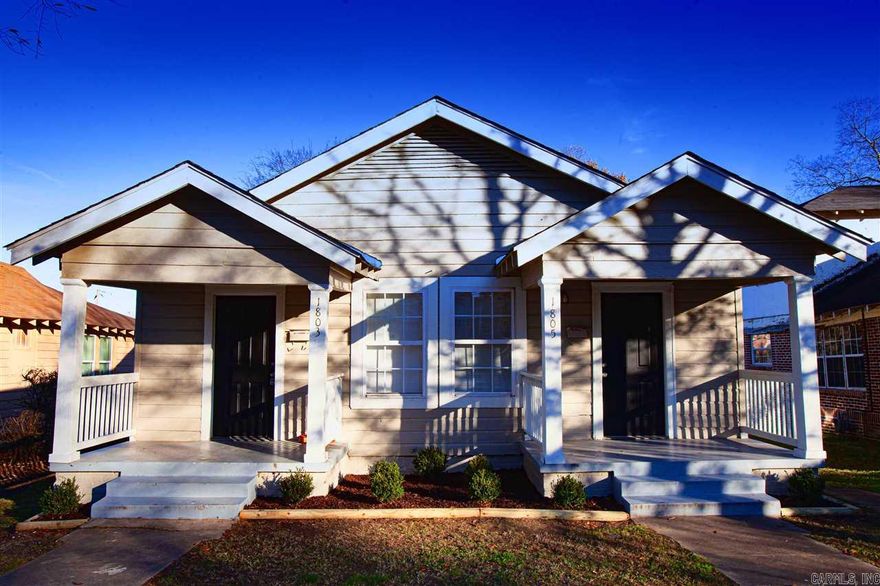 Newly renovated duplex located close to Children's Hospital and downtown Little Rock.