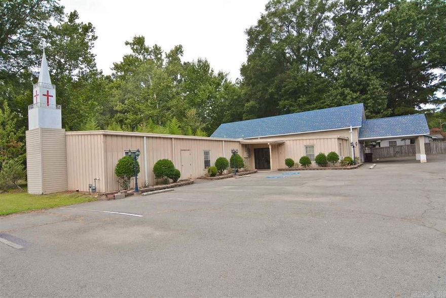 Great location, Totally Updated 2003 Highway frontage for 161, Church Building 3,385 sq ft with 0.46 acres Large 33 parking spaces, one office building, two break rooms and a Large kitchen/Fellowship Hall, Beautiful sanctuary. Two Storage buildings and playground.