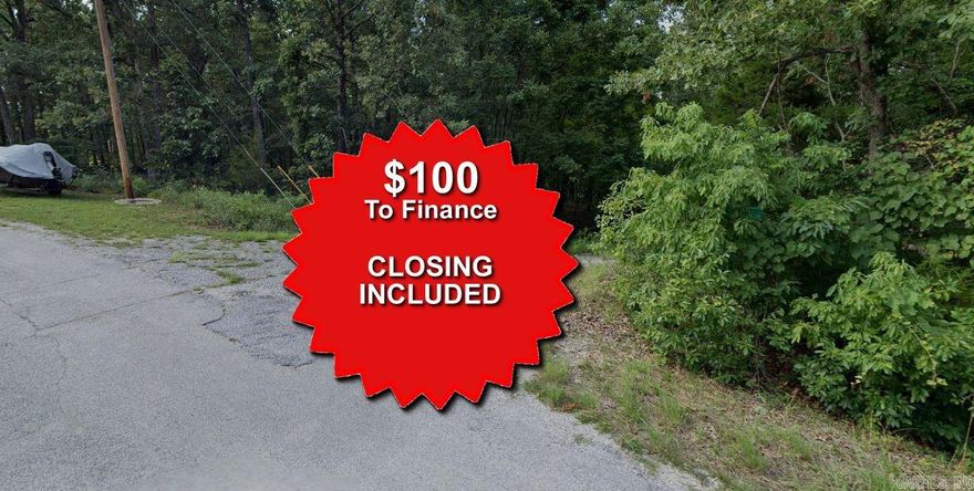 Owner-finance for easy terms. Cash buyers can pay by debit or credit card as well. Nice lot to develop or hold for future value. Public water and electric may be available to run to property and will need septic. Owner/agent. No mobiles allowed. 1000 minimum build size on any other type of home, depending on subdivision. Finance is $100 finance fee and 5 months at $145 and closing costs are included. Buyer responsible for any/all taxes and lots sold "as-is". Quit claim deed conveys. Parcel ID# 180-13128-000