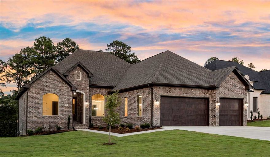 New Construction! 1Level Living w Bedroom/Bonus Room, 4 Bedrooms, 2 Full Baths & 1 Pwd Bath. If you like Natural Light, you will love the Large Windows! 3 Car Garage, Open Floorplan 12 Foot Ceilings in Entry, LR, Dining Room. 10 Foot Ceilings all other downstairs, 8 foot doors in main. Huge Island w Calcutta Quartz, SS Appliances, Farm Sink, Pot Filler. Fireplace w stone-look floor to ceiling, Built-Ins. Upgraded Lighting! Mst Bath is a must see w custom tilework. Lovely Views from lg Deck