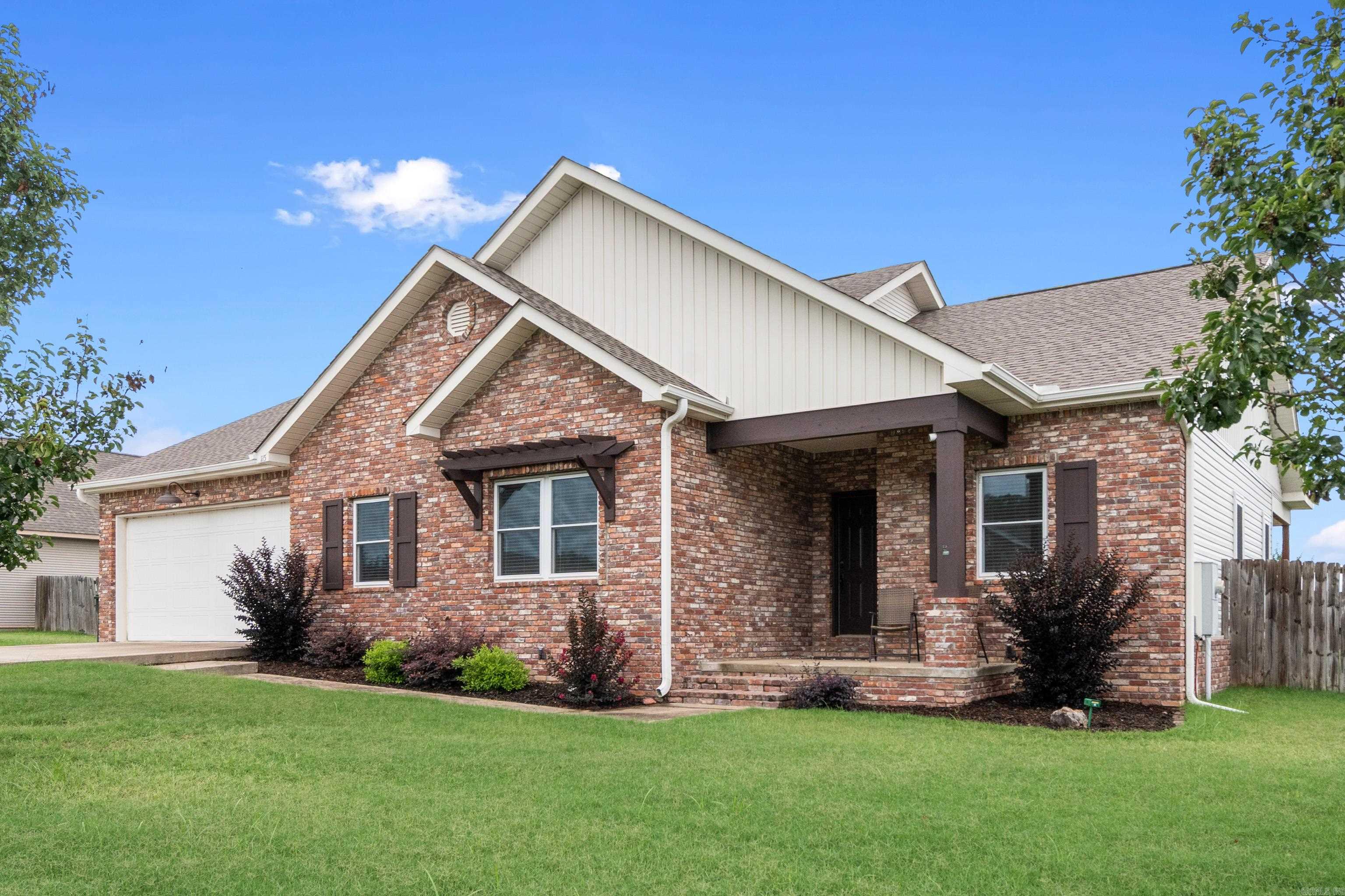 Welcome to this beautifully maintained 3-bedroom, 2-bath brick home with an office and located in Lake Hamilton School District in a very sought after neighborhood. Step inside this amazing and unique floor plan that is designed for functionality and ease of every day living. The primary bedroom has a wonderful nook that makes for a great reading area and a huge walk in closet. The living area is centered around the cozy fireplace and open to the kitchen area as well as easy views of the backyard. So many wonderful custom accents such as built ins, beautiful exterior pergola and crown molding bring this home lots of charm. The level backyard and patio offer a space to play, garden or unwind. And if that wasn't already enough, how about ALL NEW FLOORING, WATER HEATER, PAINT, ROOF AND GUTTERS. HVAC is a 2021. Drone photos will be uploaded tomorrow. Showings to begin on 06/19/2025