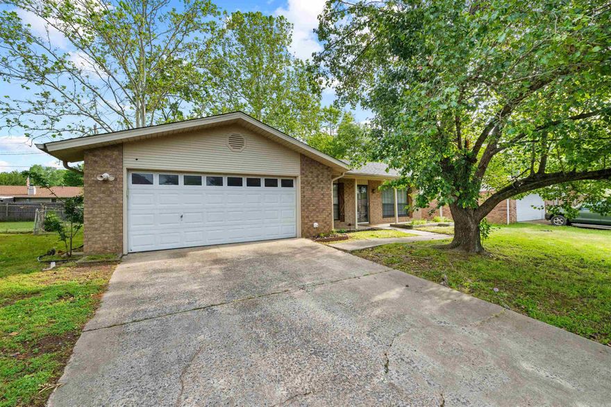 Perfect home for a first-time home buyer.  There are 2 living areas.  As you enter the home there is a living area on the right and a dining room on the left.  And then you make your way around the corner and the kitchen is open to the family room which has a corner fireplace.  The kitchen has lots of cabinets, granite countertops and a gas range.  There are 3 nice size bedrooms.  There is vinyl plank flooring throughout which makes it feel even larger.  There is a large laundry room and 2 car garage.  The kids can ride their bikes in the cul-de-sac.  Call today to see this one in person.  The HVAC is 2023, Roof 2021 and new electrical panel.  See agent remarks