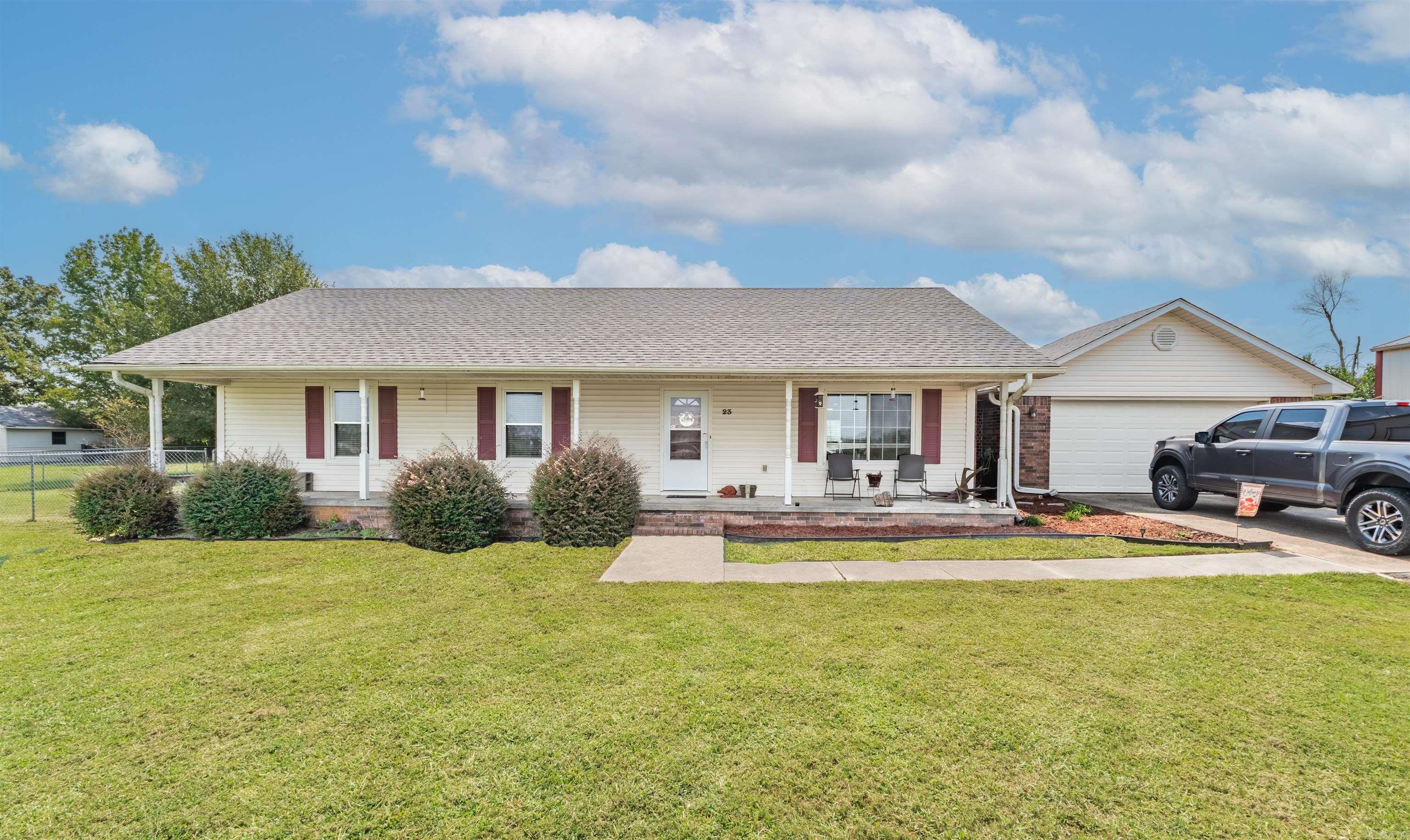 3 Bed, 2 Bath Home in Vilonia Schools on almost an acre with a shop! Well-maintained property featuring a new 2024 roof, fresh paint in the kitchen and hallway, a brand-new stove and french drains. Outside, enjoy a massive 60x30 shop with 4 roll-up doors, wood-burning stove, fans and wired-in air compressor. The shop ALSO includes a 20x20 heated and cooled man cave with a bar and bathroom for the ultimate hangout spot. Additional amenities include a 16x10 utility building with electricity. Located close to LRAFB and Conway! Schedule your showing today! Agents see remarks.