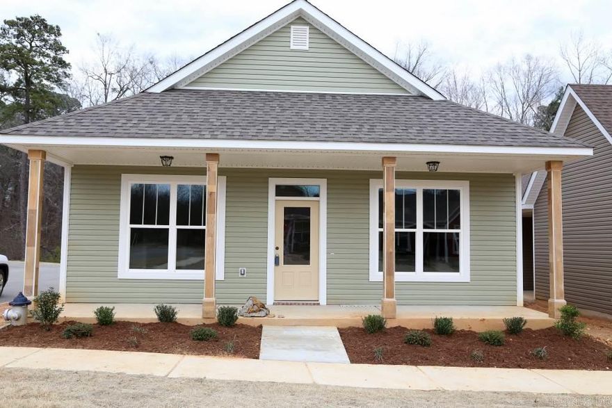 Great gated subdivision in Bryant with Craftsman/Patio style homes!! Take a look at this cute new home with 3 bedrooms, 2 baths, wood floors, custom built cabinets, granite countertops throughout and a lovely front porch and much much more. And right down the street from Bishop Park.