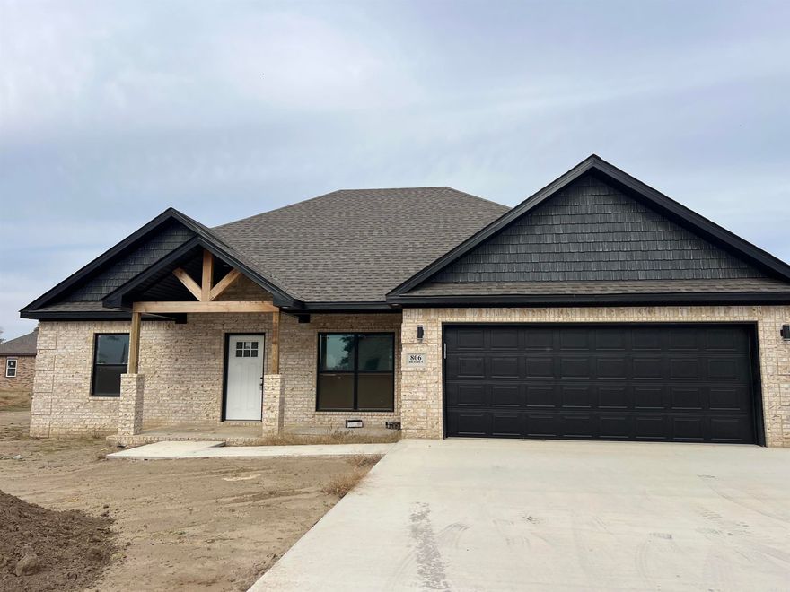 This beautiful new construction home is 4 bed 2 bath,1727 sq ft. Featuring granite countertops, an electric fireplace & a walk in shower.