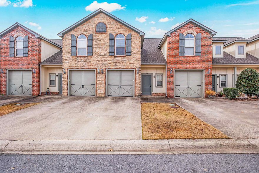 Wonderful townhome project in Maumelle. Under new ownership. New roofs and exterior painted. Great room with fireplace. Nice kitchen with granite counters, pretty stained cabinets, built in microwave, quality stove and dishwasher. Low HOA dues. Enjoy the Club House, Pool and Work Out Room. Single car garage. Enjoy hassle free and low maintenance living. Walking distance to Lake Willastein. Other units also available. Floor plan is in Documents. Other units available.