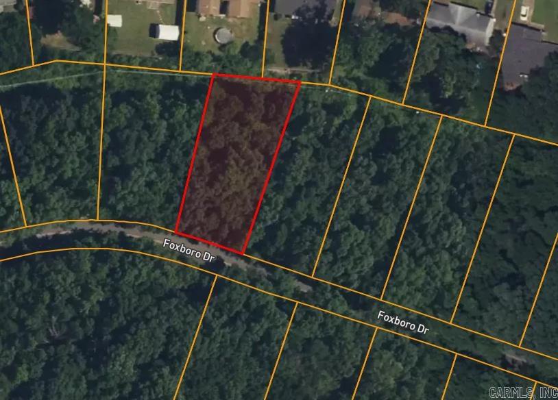 Residential lot in established Foxboro Subdivision.