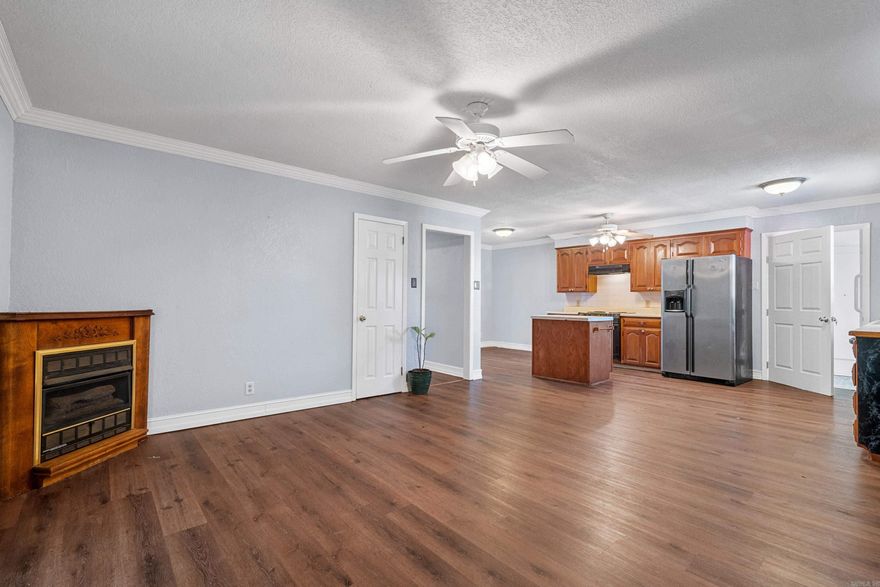 Welcome home! This spacious 4-bedroom, 3-bath home is in the highly sought-after Lakeside School District and just a short hop from the school! You’ll love the floor plan—perfect for family time and entertaining. There are two living spaces, both with tons of built-in storage. The primary suite, added in 2007/2008, gives you a roomy retreat to relax and unwind. Step outside to enjoy the large covered back patio and , flat, fenced backyard—ideal for kids, pets, or weekend get-togethers. Complete with a storage building that conveys. This one is ready for its next family just in time for Christmas!