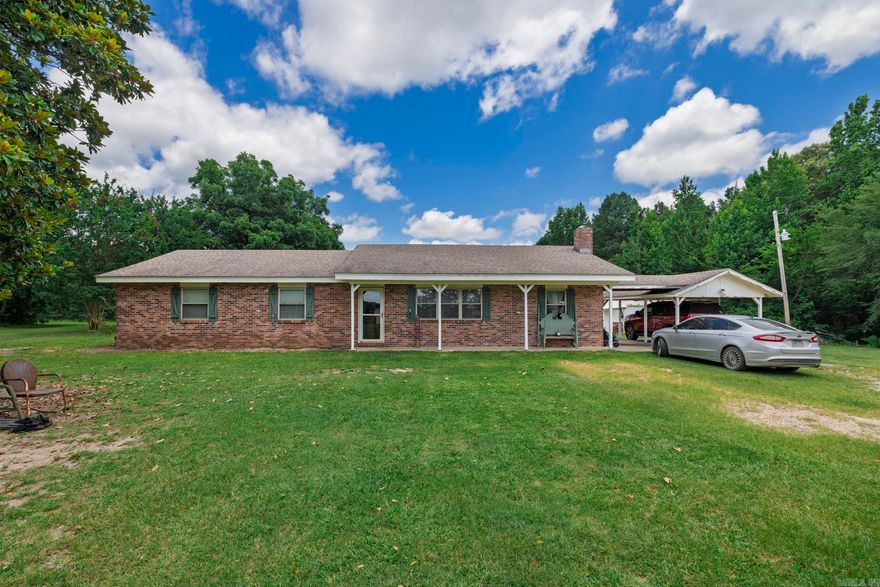 Discover the perfect blend of comfort and country living with this three-bedroom, two-bath home situated on five beautiful acres just outside of Arkadelphia, Arkansas. This charming property offers plenty of space both inside and out, making it ideal for families, hobbyists, or anyone seeking a little extra room to spread out. Step inside to find a cozy living area featuring a wood-burning fireplace, perfect for gathering on cool evenings. The bathrooms have been thoughtfully updated, and there’s even a dedicated office space, providing the perfect spot for remote work or study. A large shop on the property offers endless possibilities for storage, projects, or even a home business. Priced to sell, this property won’t last long—schedule your private showing today!