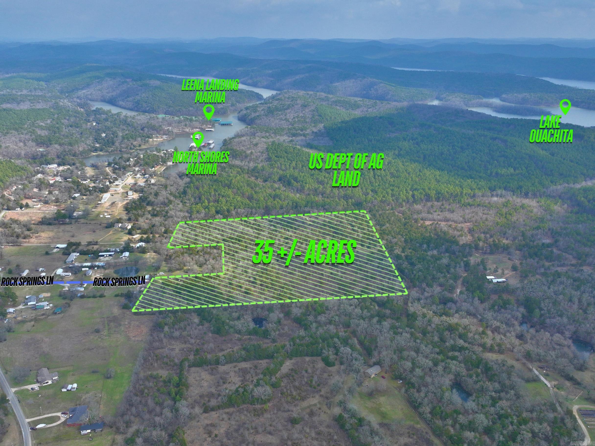 LAKE OUACHITA LIVING AWAITS YOU!! 6 BEAUTIFUL ACRES (MOL) MORE ACREAGE AVAILABLE! BUY UP TO 35 ACRES (MOL)! LOCATED LESS THAN A MILE FROM NORTHSHORES LAUNCH RAMP (NAVY LANDING) CHOOSE 3-ACRE up TO 6-ACRE TRACTS!! EASY DRIVEWAY IN AND COUNTY WATER! ELECTRIC AT BOTH ENDS OF THE TOTAL 35 ACRES! SELLER WILL PROVIDE SURVEY! BEAUTIFUL HOMESITES! WILDLIFE GALORE!! YEAR-ROUND CREEK! GREAT HUNTING!! NEAR HUNDREDS OF MILES OF USDA PUBLIC LAND!! 1/2 MILE TO THE LAKE! BUILD YOUR DREAM HOME IN THE MIDDLE OR SELL PART OF IT! INVESTORS, PUT IN A CAMPGROUND OR BOAT STORAGE! SO MANY OPTIONS! THIS ONE WON'T LAST!!