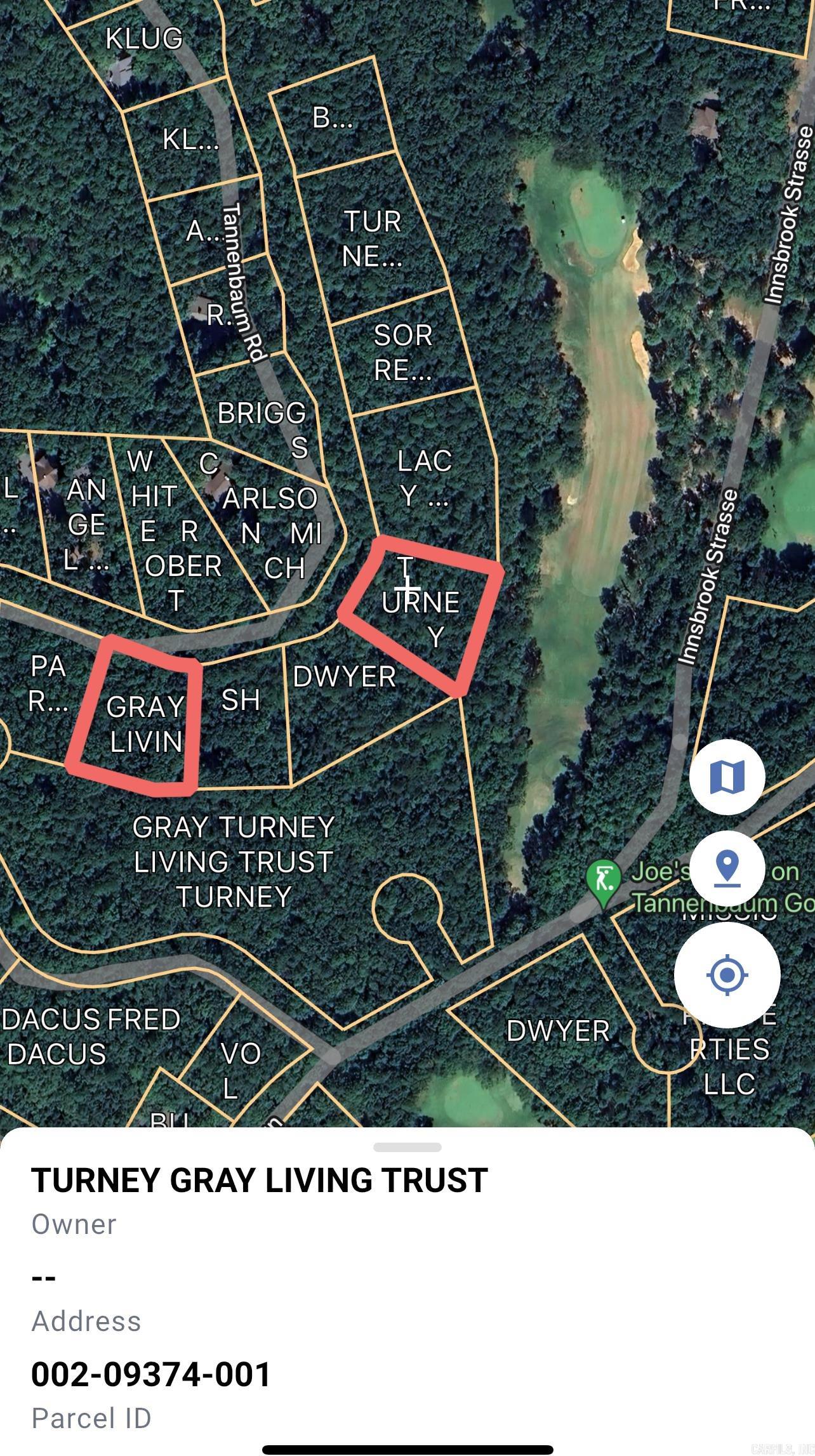 Golf Course frontage on the backside of Lot 303 in Tannenbaum Subdivision. Annual dues only $500 per year & you have access to the TPOA Park with Picnic Pavilion, outdoor stone fireplace, grills, Pickle Ball Court, & Tennis Courts. Tannenbaum Golf Course is also close by (dues do not cover playing the course)