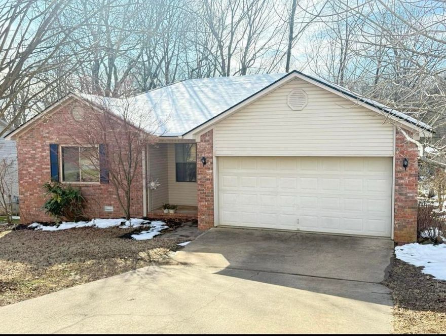 Welcome to your move-in ready dream home! This 3 bed 2 bath, 1288 sft +/-, one owner, meticulously maintained and cared for, freshly updated brick residence offers a plethora of updates including: new paint, new flooring, new light fixtures, new blinds, new window, new smoke detectors, 1 year+/- old water heater, 4 year+/- old roof, 6 year+/- HVAC system   Nestled in a quiet, family-friendly neighborhood, this home features a split floor plan, gas burning fireplace, stainless steel refrigerator, dishwasher, range, microwave, 2 car garage, partially deck attic for storage, walk-in crawl space with storage shelving, vapor barrier, covered and private rear sunporch, covered storage area, gazebo and brick paver patios, landscaping and all of this just minutes from town!