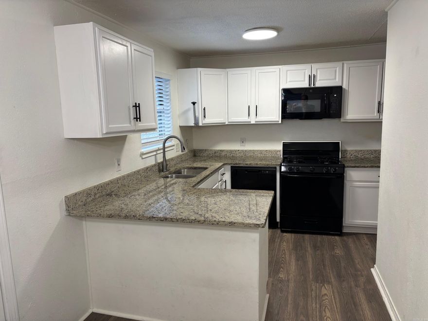 New Granite Kitchen and Appliances in this 1350 sq ft 3 bedroom home just minutes from Baptist Med and I-430 & I-630.  Fireplace and huge living room make this a cozy home on a very quiet street with a private backyard and deck…perfect for entertaining.  Oversized 1 car garage.  Small Pets Welcome.  Will not last!!