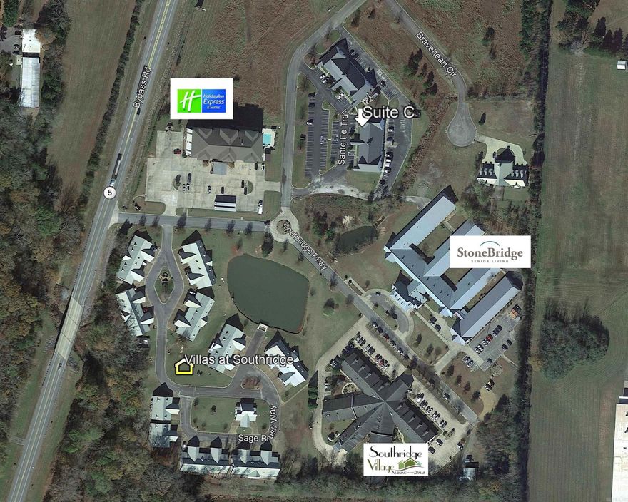 Great Location for Medical and other Professional Offices and Services.  Near the Intersection of Hwy 5 Bypass and Hwy 110.  Less than 1 Mile from Baptist Health Medical Center. Approximately 1,200-2,400 sf with Negotiable Tenant  Improvement Allowance.   Unfinished Space 1,200 sf and Dental Space 1,200 sf.   Spaces Contiguous.  Call for More Information!
