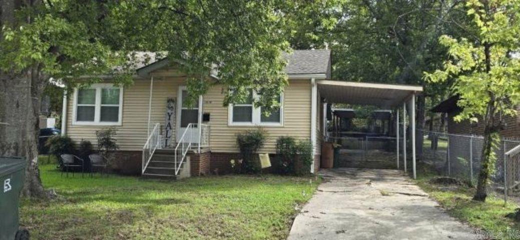 Charming 2-bedroom, 1-bath home in Little Rock with a convenient carport. This property is move-in ready for a first-time homeowner or a great addition to an investment portfolio. New roof, HVAC and ducting, tankless water heater, appliances are all new! A couple of rooms have been repainted recently as well as some new windows installed! With its cozy layout and solid potential, it’s the perfect opportunity to own or invest in Little Rock real estate! Interior pictures to come!