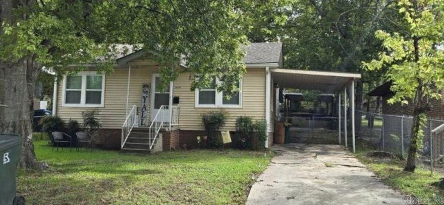 Charming 2-bedroom, 1-bath home in Little Rock with a convenient carport. This property is move-in ready for a first-time homeowner or a great addition to an investment portfolio. New roof, HVAC and ducting, tankless water heater, appliances are all new! A couple of rooms have been repainted recently as well as some new windows installed! With its cozy layout and solid potential, it’s the perfect opportunity to own or invest in Little Rock real estate! Interior pictures to come!