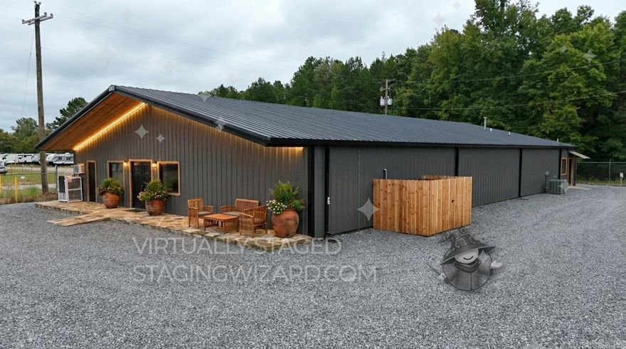 Unique opportunity just over a mile from Lake Ouachita! This 6,000± sq ft building—originally constructed as a bait shop—offers a rare blank-canvas opportunity to create a one-of-a-kind home near the lake. With its expansive open layout, high ceilings, and existing infrastructure, the space lends itself well to conversion into a spacious residence, barndominium-style home, or live/work retreat. This would be an incredible STR opportunity once finished! 4 minutes to Twin Creek Boat Ramp, 9 minutes to Mountain Harbor! Inside you’ll find multiple rooms that could be reimagined as bedrooms, living areas, or a home office, along with restrooms and ample storage space that could be adapted to suit residential needs. The former cooler and stock areas offer endless possibilities for creative design, from a custom kitchen and pantry to hobby or recreation space.  Located minutes from Lake Ouachita campgrounds, marinas, and outdoor recreation, this property is ideal for those seeking a unique home base near the lake with room to customize. Excellent access and visibility make this property equally suitable for a full-time residence, weekend getaway, or combined residential and business use.