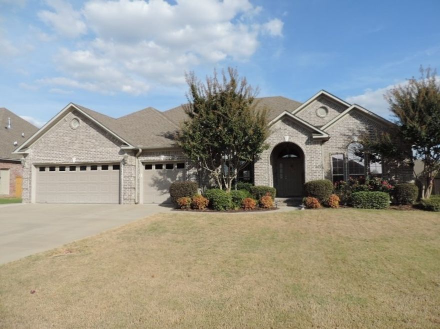 Beautifully maintained, surround speakers in living room, wood floors in main areas, tile in all wet areas, granite tops and custom stained cabinets in kitchen, built-in pantry, split floor plan, large laundry room with sink, separate jet tub and shower in master, fully fenced yard, sprinkler system, security system, extra parking pad, 3 car garage, oversized patio and the list goes on! (See agent remarks.)