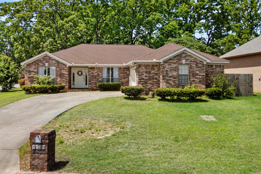 Charming and move-in ready, this 3-bedroom, 2-bath home in the desirable Spring Glen subdivision offers a functional split floor plan with a spacious primary suite featuring a tub, walk-in shower, double vanity, and walk-in closet. The inviting living room showcases a tray ceiling and cozy gas log fireplace, while the eat-in kitchen is equipped with ample cabinetry, pantry, and updated appliances. Recent upgrades include fresh interior paint, updated lighting, a brand-new HVAC system, new dishwasher, new garbage disposal, and new sod and landscaping in the backyard, perfect for enjoying the outdoors from the patio just off the kitchen. Roof replaced in 2023. Situated on a fully fenced corner lot with a two-car garage, this home combines comfort, convenience, and modern updates all in one!