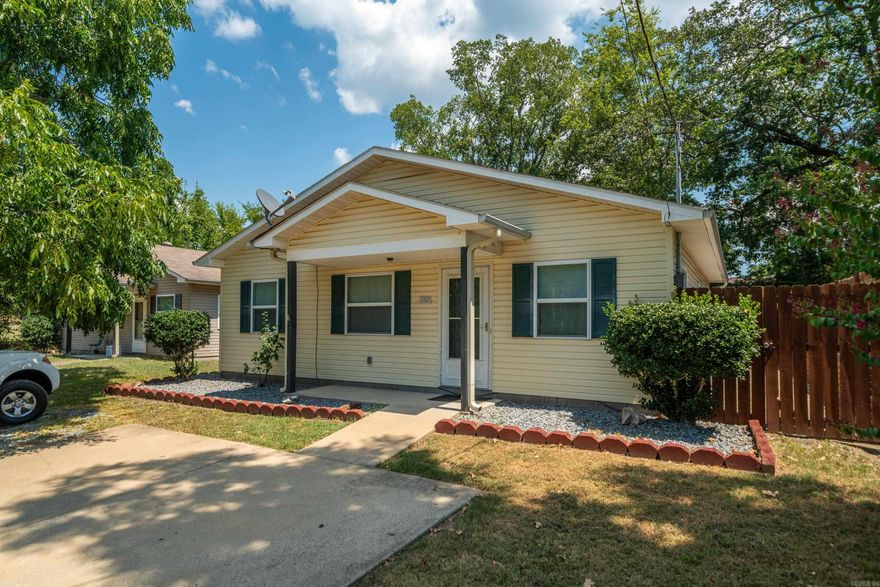 Welcome to this well-maintained 3-bedroom, 1-bath home, perfectly situated in the center of town and just a short walk to Langston Magnet School. Built in 2013, this home offers modern construction with a cozy, functional layout ideal for anyone seeking convenience and comfort. Enjoy the benefits of a low-maintenance, fully fenced yard—perfect for pets, play, or relaxing outdoor living without the hassle. Inside, you’ll find a warm and inviting living space, a practical kitchen layout, and comfortable bedrooms that make great use of space. With its prime location, solid construction, and move-in-ready condition, this home is a rare find at an affordable price!