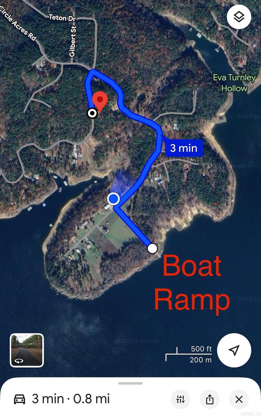 Wooded Lot less than a 1/2 mile to Circle Acres concrete Boat ramp with parking spaces at ramp for boat and trailers. ALSO,90+ miles of ATV trails up the road. Minimum of 1,200 sq.ft. to build. No mobiles allowed.The Cabins & Lakehouses in the area provide that lake feel people are looking for.Majority of the homes are weekenders in the area & a few full time as well.Only 7.6 miles to the town of Greers Ferry, only 3.4 miles to Indian Hills Golf Course, & FFB also has miles of Mountain Bike Trails .
