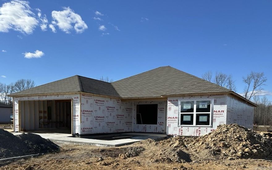 The gorgeous Lowell II plan is rich with curb appeal with its welcoming covered front porch and front yard landscaping. This home features an open floor plan with 3 bedrooms, 2 bathrooms, and an expansive living area. Also enjoy a flexible breakfast/dining area, and a beautiful kitchen fully equipped with energy-efficient appliances, ample counterspace, and a sizable pantry for the adventurous home chef. Learn more about this home today!    **SEE SHOWING REMARKS & AGENT REMARKS FOR IMPORTANT INFORMATION**